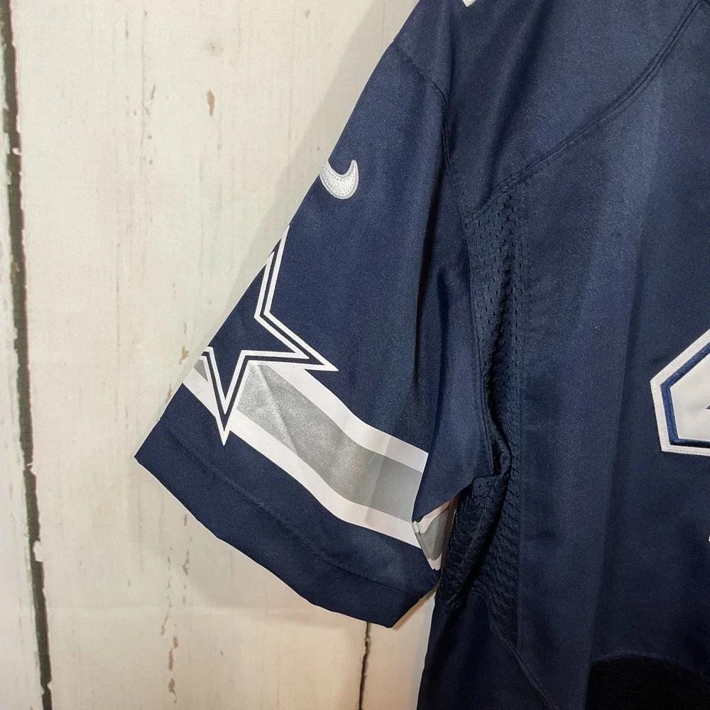 Dallas Cowboys Nike NFL On Field Jersey Size 48 Dak‎ Prescott 4 Stitched Blue